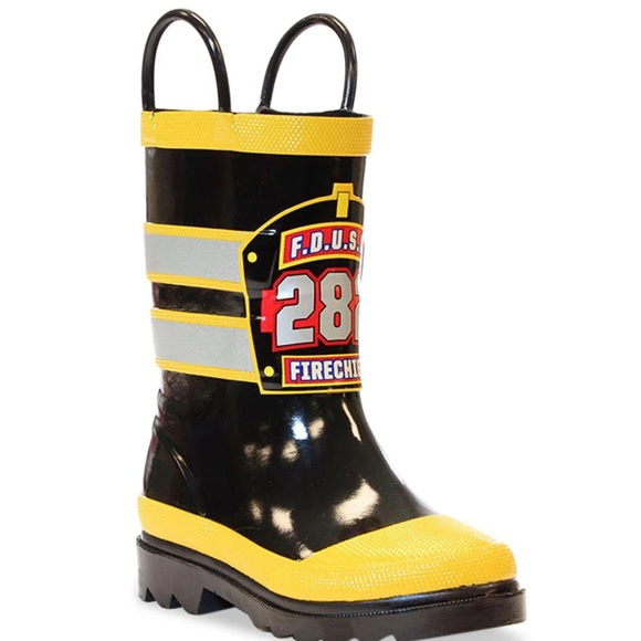 Western Chief Boys Waterproof Rain Boots Sz 10 - Picture 1 of 7
